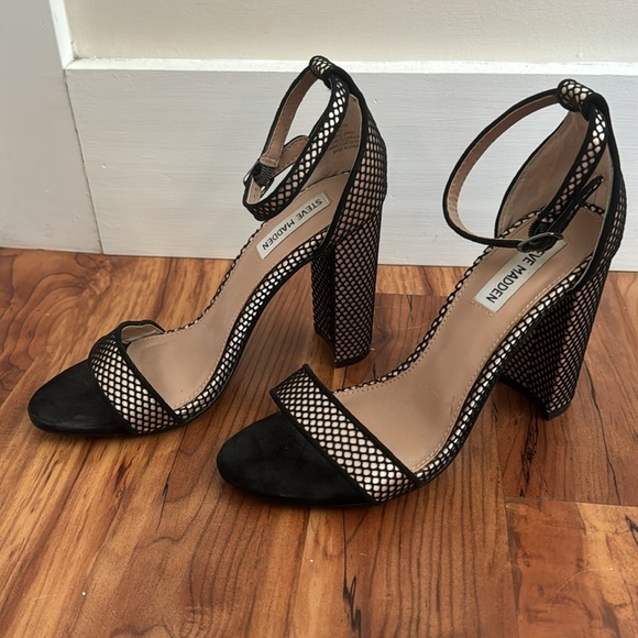 Steve Madden Fishnet Heels - Picture 2 of 6